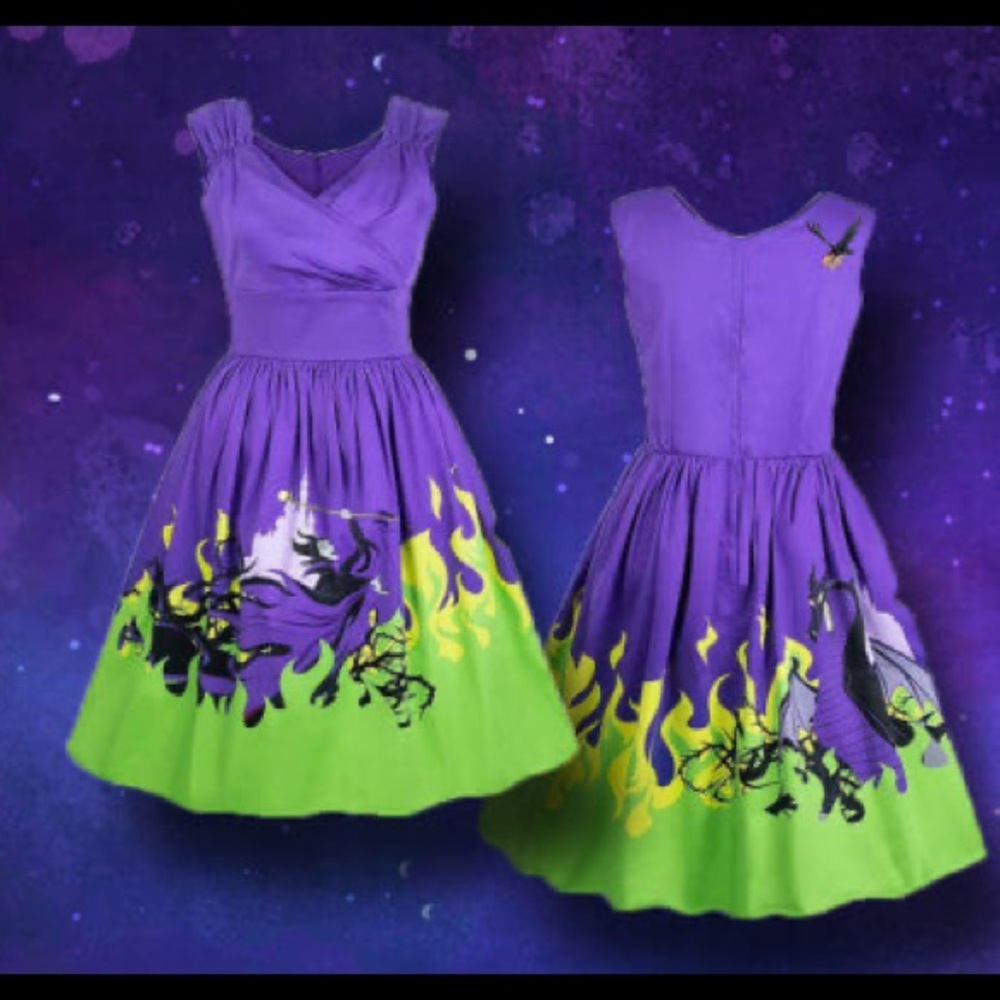 NWT isney Dress Shop Maleficent Dress - Picture 4 of 8
